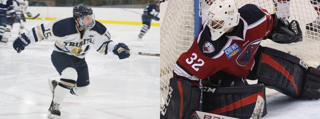 Forward Tyler Whitney and Goaltender Jeff Jakaitis