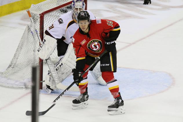 Cleveland Monsters Goaltender Ivan Kulbakov vs. the Stockton Heat