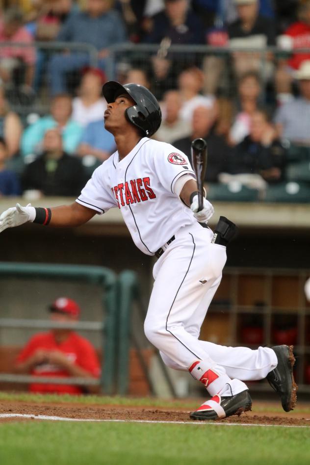 Shortstop Jeter Downs with the Billings Mustangs