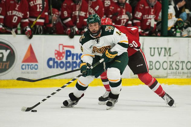 Forward Kevin Irwin with the University of Vermont