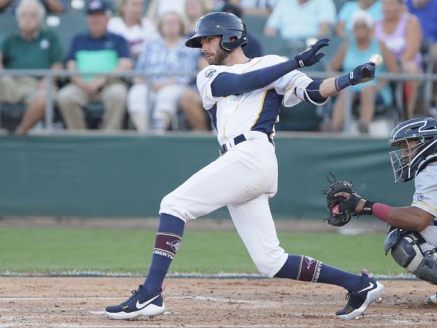 Somerset Patriots Outfielder Justin Pacchioli