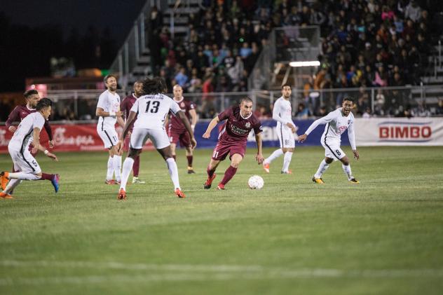 Sacramento Republic FC controls the ball vs. San Antonio FC