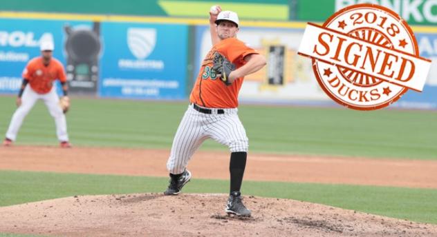 Long Island Ducks Pitcher Matt Marsh