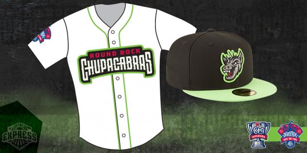Round Rock Express Chupacabras jersey and hat