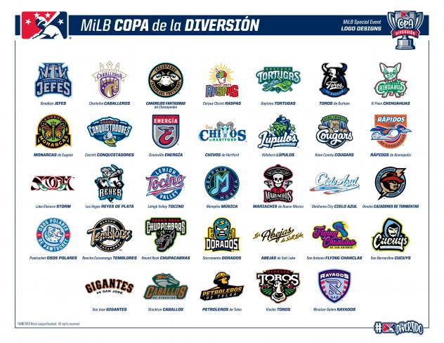 Copa de la Diversion logos
