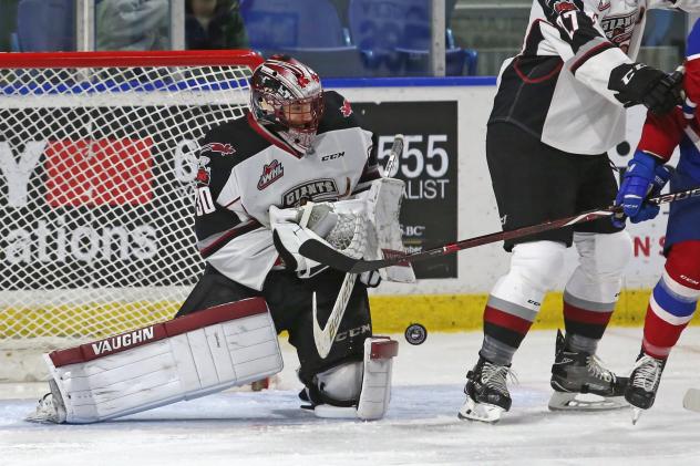 Vancouver Giants Goaltender David Tendeck