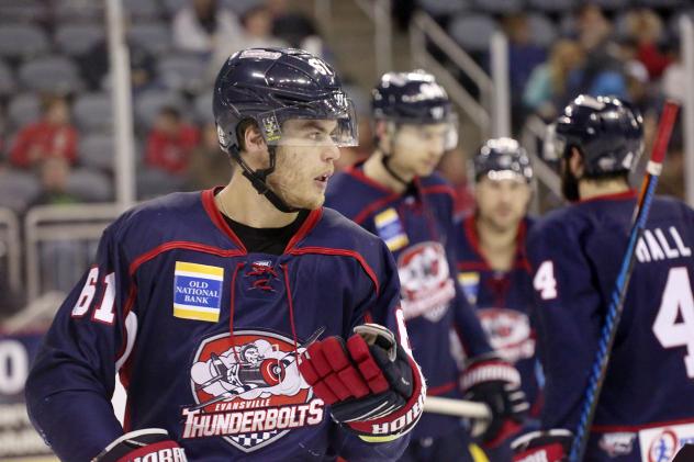 Evansville Thunderbolts Center Chase Nieuwendyk