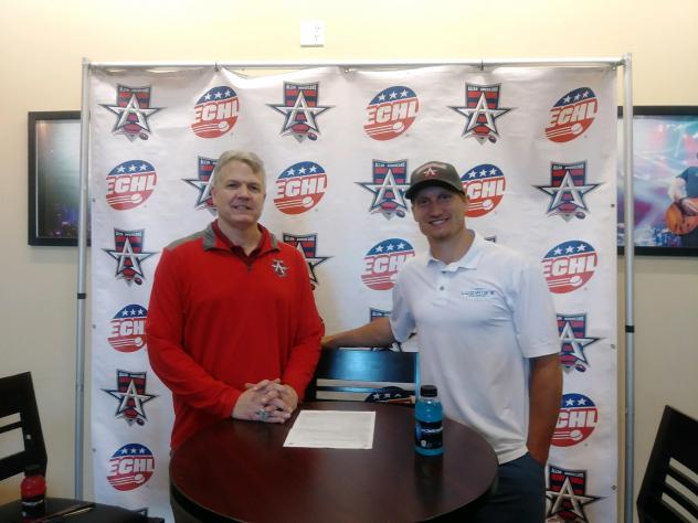 Trevor Ludwig signs one-day contract with the Allen Americans