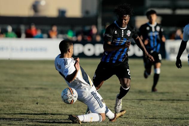 Colorado Springs Switchbacks in action against Portland Timbers 2