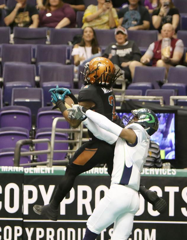 Jamal Miles of the Arizona Rattlers vs. the Nebraska Danger