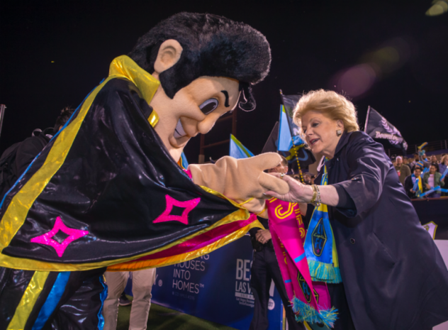 Las Vegas Lights FC mascot 