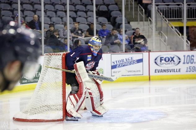 Evansville Thunderbolts Goaltender Ryan de Melo