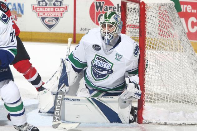 Utica Comets Goaltender Richard Bachman