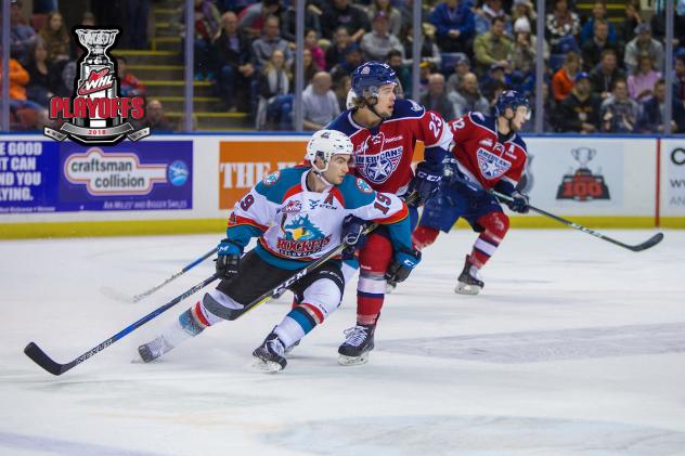 Kelowna Rockets Forward Dillon Dube vs. the Tri-City Americans