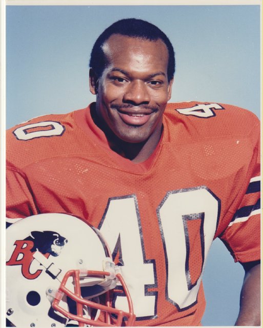 James 'Quick' Parker with the BC Lions