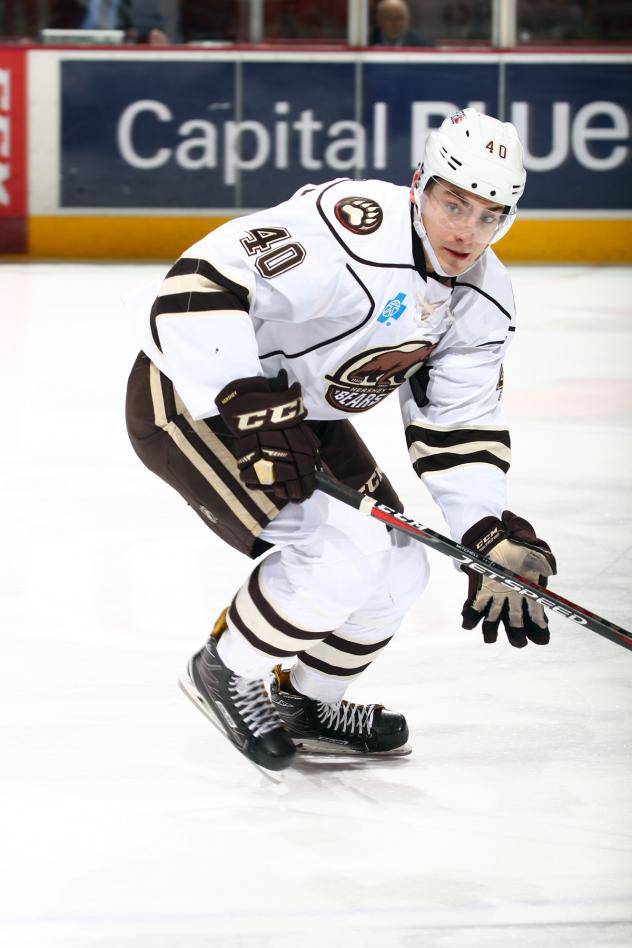 Mason Mitchell of the Hershey Bears