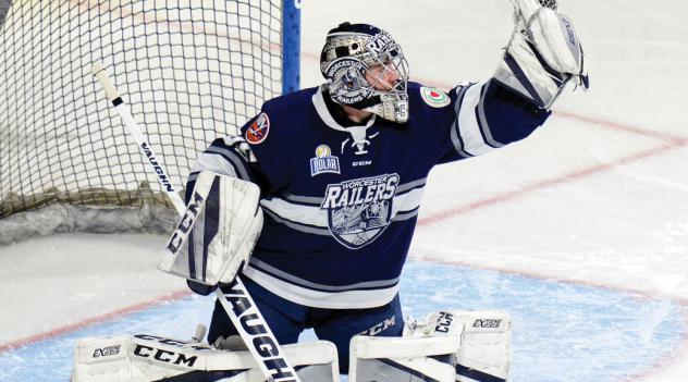 Worcester Railers Goaltender Mitch Gillam
