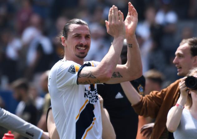 LA Galaxy forward Zlatan Ibrahimovic