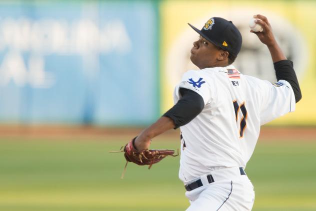Charleston RiverDogs Pitcher Daniel Ramos