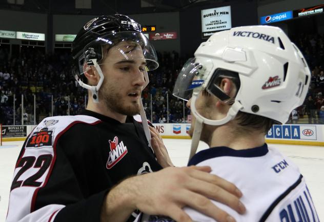 Vancouver Giants Right Wing Jared Dmytriw says goodbye to the Victoria Royals