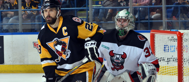 Binghamton Devils Goaltender Cam Johnson vs. the Wilkes-Barre/Scranton Penguins