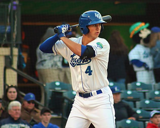 Travis Jones of the Lexington Legends at the plate