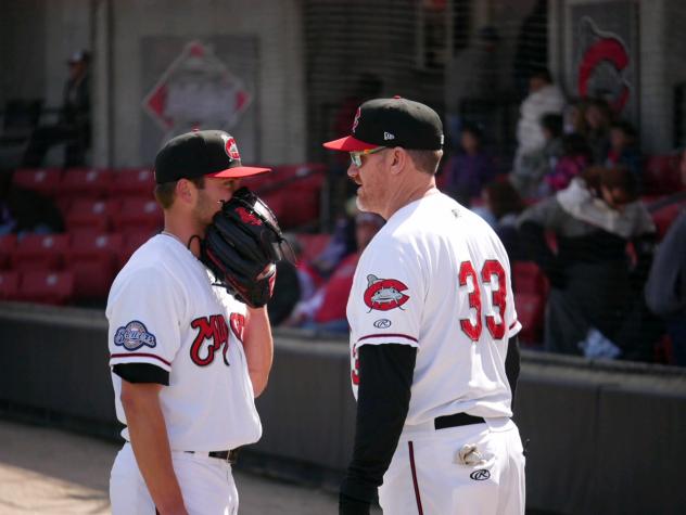 Carolina Mudcats Pitcher Jon Olczak and Manager Joe Ayrault talk strategy