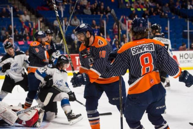 Tulsa Oilers celebration