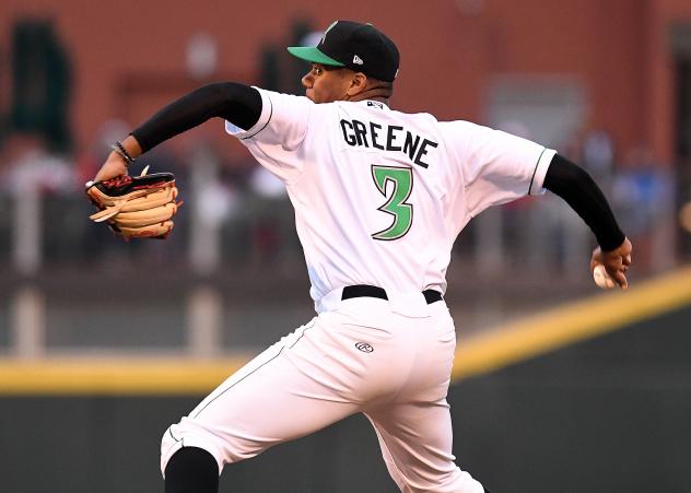 Dayton Dragons Pitcher Hunter Greene