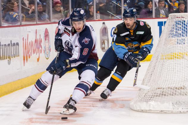 Tulsa Oilers Forward Charlie Sampair vs. the Toledo Walleye