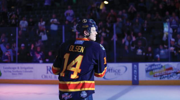 Ryan Olsen of the Colorado Eagles