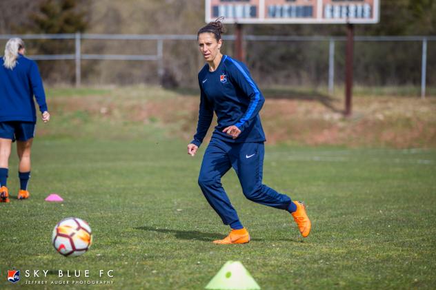 Sky Blue FC in training