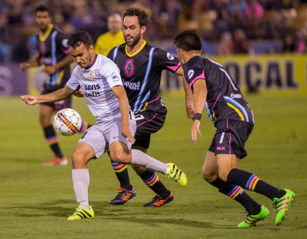 Sacramento Republic FC controls the ball vs. Las Vegas Lights FC