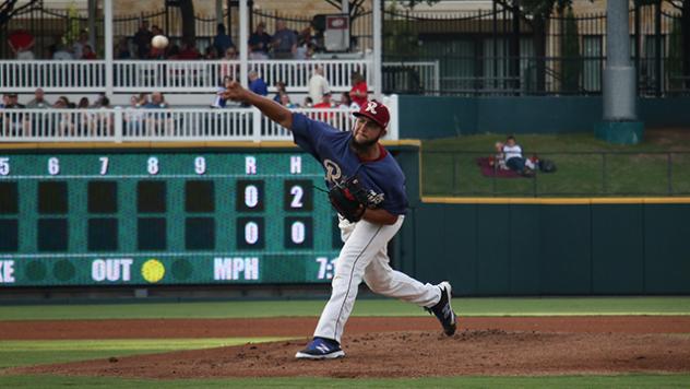 Frisco RoughRiders Pitcher Richelson Pena