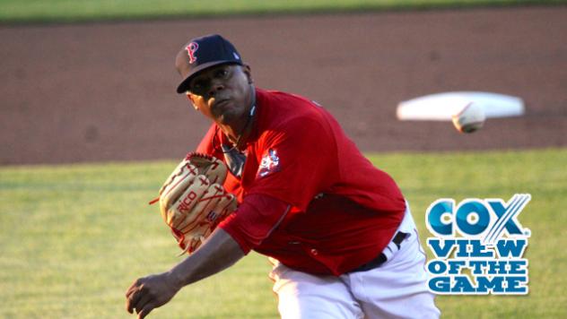 Pawtucket Red Sox pitcher Roenis Elias