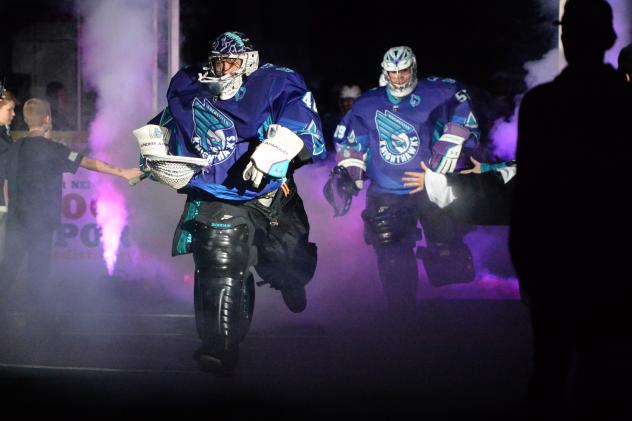 Rochester Knighthawks enter the field