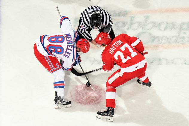 Kitchener Rangers face off with the Sault Ste. Marie Greyhounds