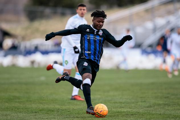 Shane Malcolm of Colorado Springs Switchbacks vs. Seattle Sounders 2