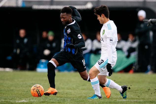 AJ Ajeakwa of Colorado Springs Switchbacks vs. Seattle Sounders 2