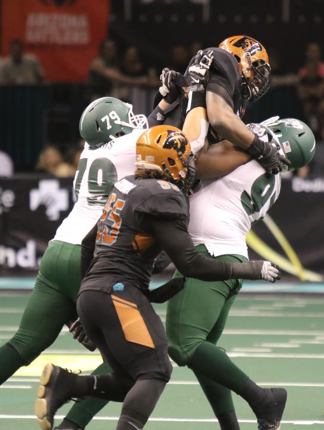 Arizona Rattlers-Green Bay Blizzard pileup