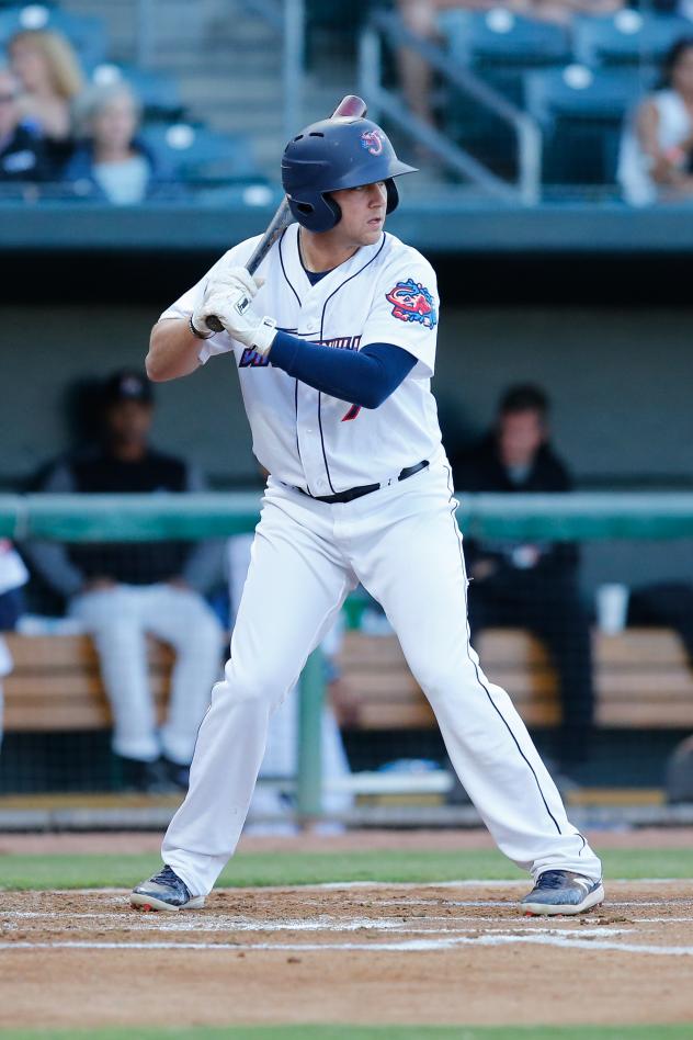 Jacksonville Jumbo Shrimp outfielder Austin Dean