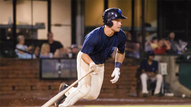 Matt Thaiss of the Mobile BayBears