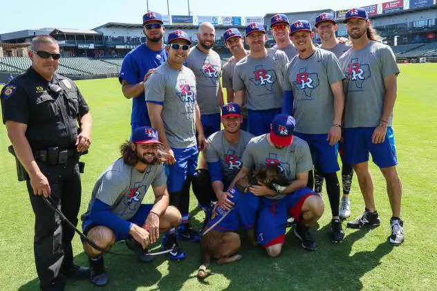 Round Rock Express, Round Rock Police Department with K-9 unit Vada