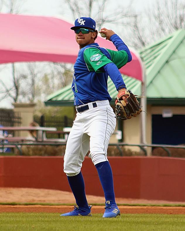 Jeison Guzman of the Lexington Legends