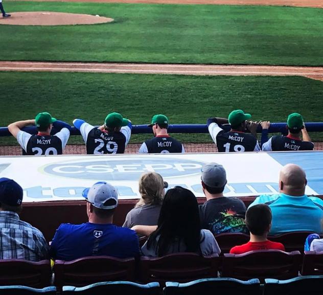 Lexington Legends in McCoys jerseys