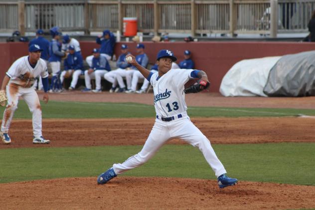 Lexington Legends pitcher Janser Lara