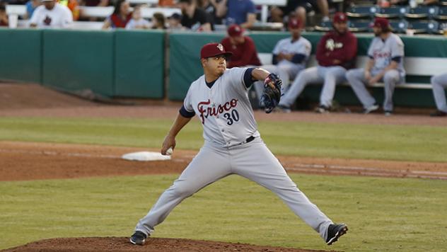 Frisco RoughRiders Pitcher Ariel Jurado