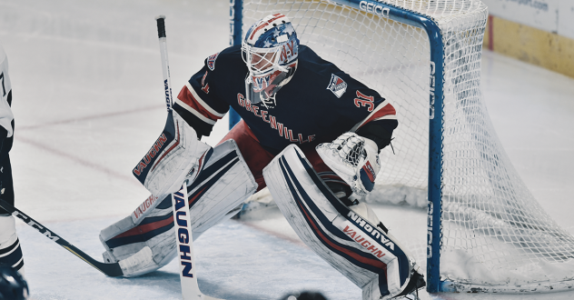 Greenville Swamp Rabbits goaltender Brandon Halverson