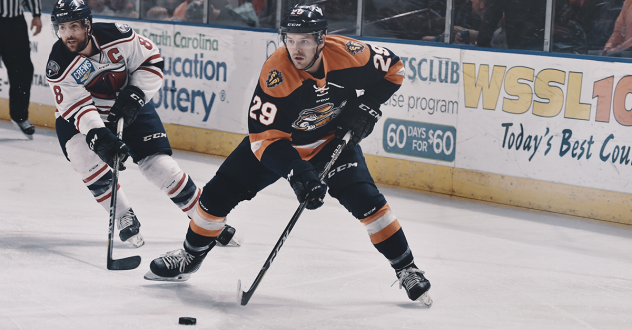Greenville Swamp Rabbits forward Caleb Herbert