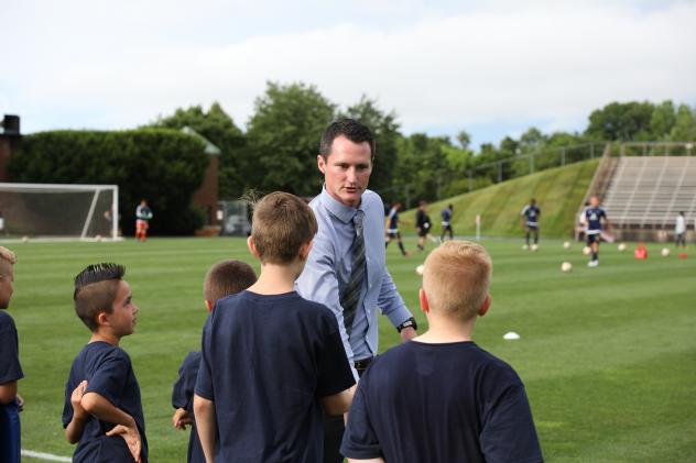 Bethlehem Steel FC Head Coach Brendan Burke